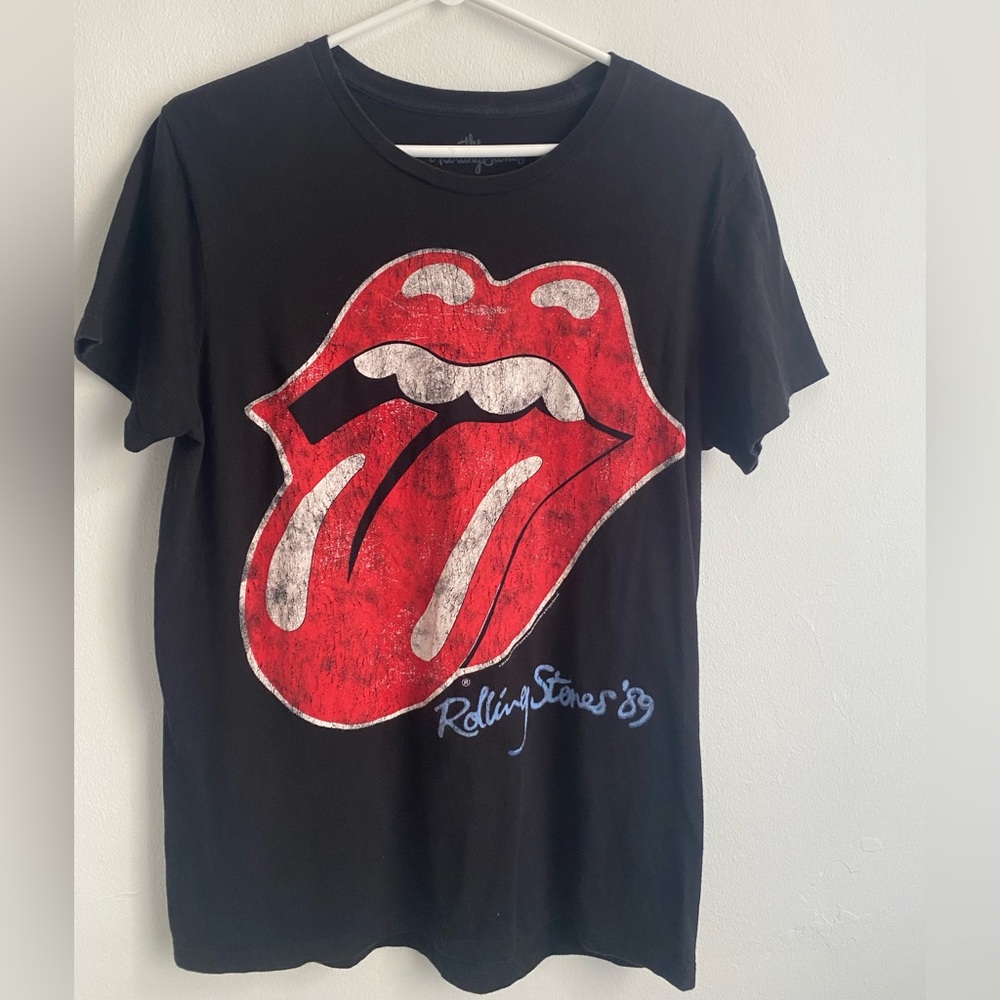 The Rolling Stones Black Graphic Tee